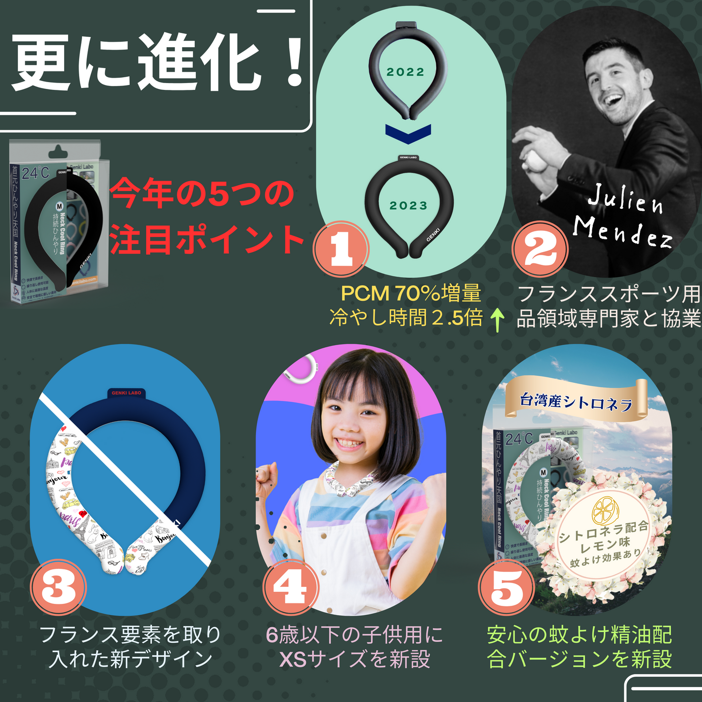 アイスネックリング 霞青 XS 子ども用