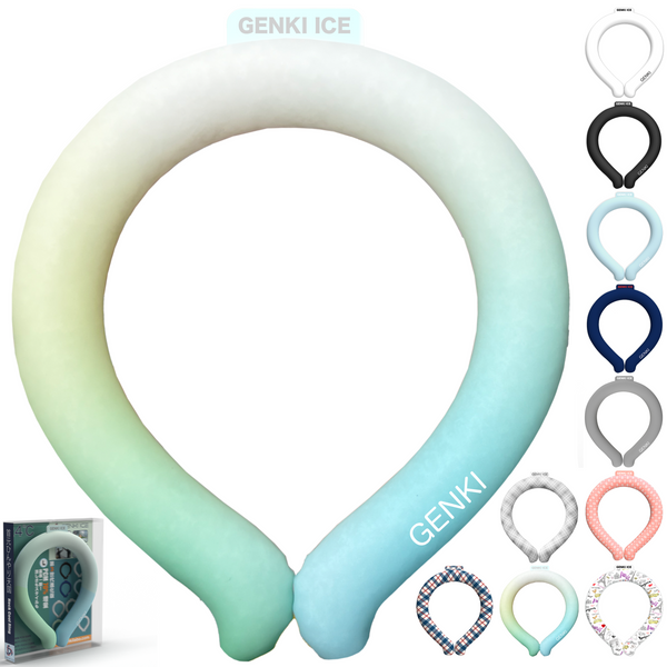 Genki Ice アイスネックリング 水空(Aqua Sky) S/M/L