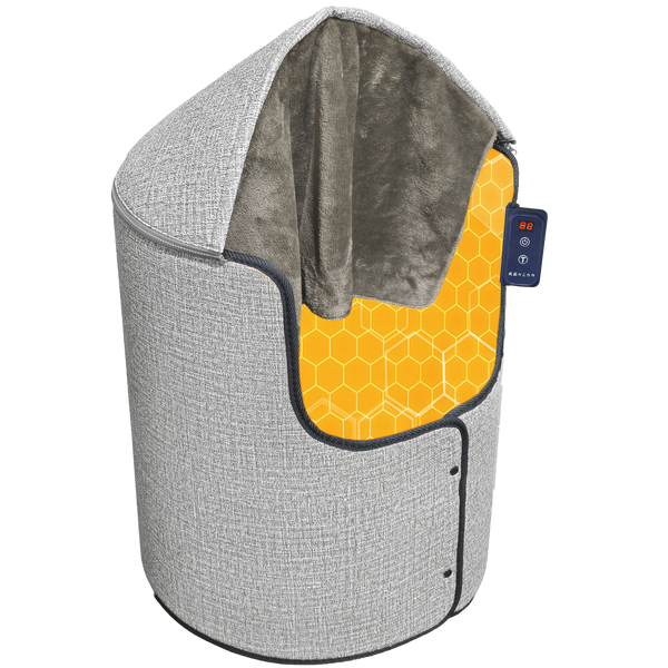 ラウンド型 360°発熱 遠赤外線足元パネルヒーター 多面発熱 省エネ | 北国のこたつ