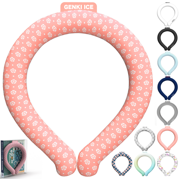 Genki Ice アイスネックリング 雪桜(Snow Sakura) S/M